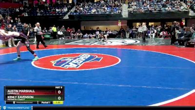 3A-132 lbs Semifinal - Austin Marshall, Lumpkin Co. vs KENLY EAVENSON, Franklin County