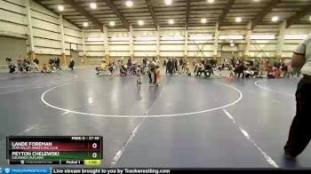 37 lbs Round 2 - Lande Foreman, Star Valley Wrestling Club vs Peyton Chelewski, Colorado Outlaws