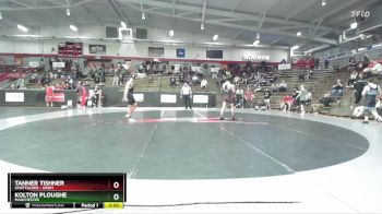 133 lbs Champ. Round 2 - Tanner Tishner, Unattached - UIndy vs Kolton Ploughe, Manchester