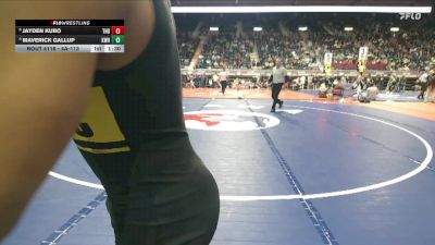 4A-113 lbs Quarterfinal - Jayden Kubo, Thunder Basin vs Maverick Gallup, Kelly Walsh