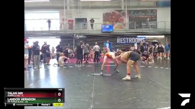 145 lbs Quarters & 1st Wb (16 Team) - Talan Nix, Guerilla WC vs Landon Herndon, MF Purge Black