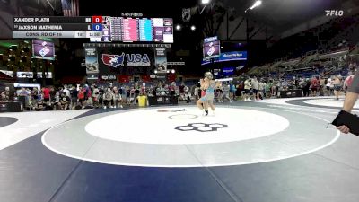 215 lbs Cons. Rd Of 16 - Xander Plath, MN vs Jaxson Mathenia, IL
