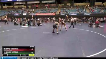125 lbs Quarterfinal - 5 Isaac Crowell, Southeastern vs 4 Daniel Vargas, Doane