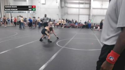 72 lbs Round 6 (8 Team) - Kaison Deats, Mat Assassins Black vs Blake Fowler, 84 Athletes