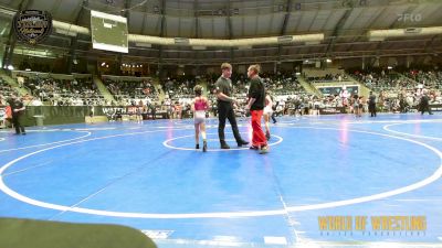 61 lbs Consi Of 8 #2 - Nyla Rhodes, Nebraska Wrestling Academy vs Mackenzie Williamson, Nebraska Wrestling Academy