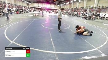 144 lbs 3rd Place - Delano Black, Stout Wrestling Academy vs Noah Gray, Olathe