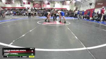175 lbs Champ. Round 2 - Carlos Ravelero Gonzalez, Los Banos vs Ayden Campbell, Clovis