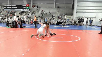 145 lbs Rr Rnd 2 - Christian Reyes, Triumph Blue - HSB vs Collin Dalrymple, Botetourt Training Center - HSB