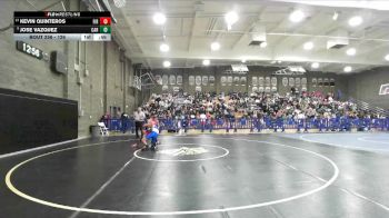 126 lbs Cons. Round 2 - Kevin Quinteros, Firebaugh vs Jose Vazquez, Caruthers