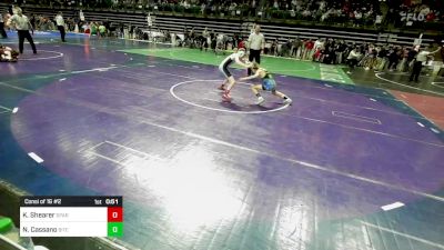 80 lbs Consi Of 16 #2 - Kellen Shearer, Sparta NJ vs Nico Cassano, Bitetto Trained Wrestling