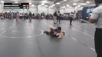 150 lbs Round 7 (10 Team) - Brendon Katimbang, Savage WA White vs Darrien Francisquini, Savage WA Black