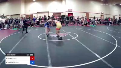 86 kg Consolation - Nathan Haas, Nebraska Wrestling Training Center vs Brian Soldano, Skwc-rtc