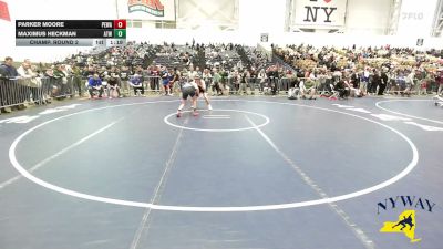 165 lbs Champ. Round 2 - Parker Moore, Purple Eagles Wrestling Academy vs Maximus Heckman, Alexander Tri-Town Wrestling