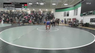 150 lbs Semifinal - Makai Smalley, Mowest vs Noah Kauffman, Moen Wrestling Academy