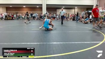110 lbs Quarterfinal - Nolan Riley, Columbus North vs David Steele Iii, Unattached