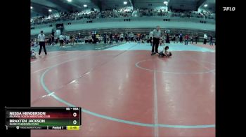 55A Cons. Round 1 - Braxten Jackson, Eldon Takedown Team vs Nessa Henderson, Palmyra Youth Wrestling Club