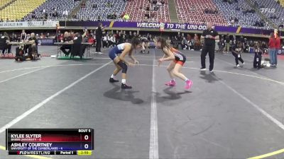 110 lbs Round 1 (16 Team) - Ashley Courtney, University Of The Cumberlands vs Kylee Slyter, Baker University