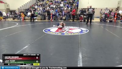 65 lbs Champ. Round 2 - Jacob Graber, Summit Wrestling Academy vs Liam Thom, Pursuit Wrestling Minnesota