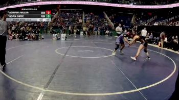 114 lbs Cons. Round 3 - Sofia Ortiz, Panther Creek vs Adriana Miller, Southwest Onslow