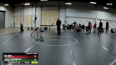 52-56 lbs Quarterfinal - Owen Zimmerman, Delaware Valley vs Eli Gida, Deep Roots