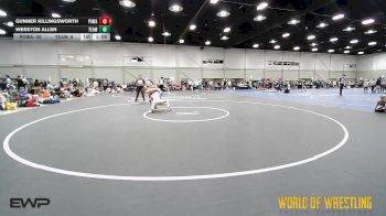 110 lbs Consi Of 4 - Gunner Killingsworth, POWA 14U vs Wesston Allen, Team Wyoming 14U