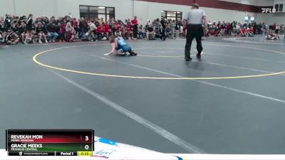 100 lbs Round 2 - Gracie Meeks, Franklin Central vs Revekah Mon, Perry Meridian