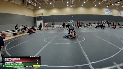 44 lbs Round 2 - Cameron Arnott, Seymour Wrestling Club vs Rhett Cregger, Vikings WC