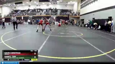 106 lbs Cons. Round 1 - Darryl Cain, Contenders Wrestling Academy vs Gavin Christman, Indiana