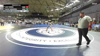 Boys 1A 113 lbs Champ. Round 1 - Gavin Tjeerdsma, Chelan vs Luis Torres, Elma