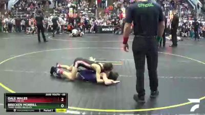 65 lbs Quarterfinal - Brecken Morrill, Three Rivers Wildcats vs Dale Wales, Center Line WC