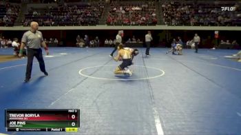 133 lbs Semifinal - Trevor Boryla, Augustana (IL) vs Joe Pins, Wartburg