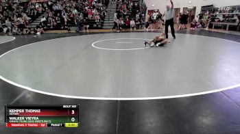 95 lbs Cons. Round 2 - Walker Vieyra, Kansas Young Guns Wrestling Cl vs Kemper Thomas, Victory