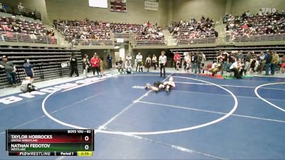 82 lbs Cons. Round 3 - Nathan Fedotov, WESTLAKE vs Taylor Horrocks, Uintah Wrestling