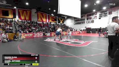 285 lbs Semifinal - Mason Oliva, Santa Monica vs Daniel Antunez, Warren