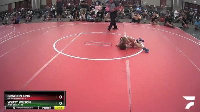 47 lbs Finals (8 Team) - Wyatt Wilson, Ares Black vs Grayson King, Untouchables