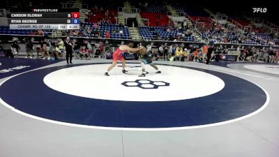215 lbs Champ. Rd Of 128 - Carson Slorah, IA vs Ryan George, CA