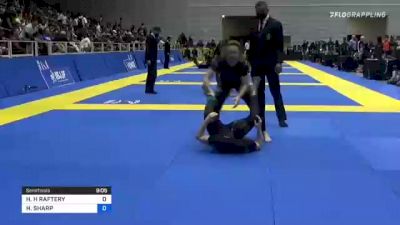 HEATHER H RAFTERY vs HANNAH SHARP 2021 World IBJJF Jiu-Jitsu No-Gi Championship