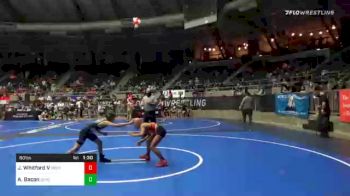 80 lbs Prelims - Joseph Whitford V, Team Pride Academy vs Asher Bacon, Beacons