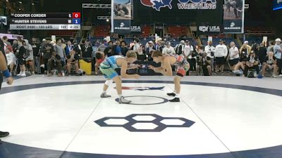 150 lbs Champ. Rd Of 32 - Cooper Corder, Illinois vs Hunter Stevens, Wisconsin