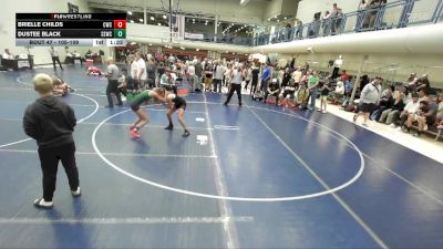 105-109 lbs Round 2 - Brielle Childs, Champions Wrestling Club vs Dustee Black, South Summit Wrestling Club