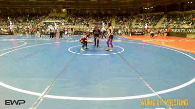 72 lbs Consi Of 16 #2 - Kaylee Lapitan, St. Charles Wrestling vs Lilo Gebara, Greater Heights Wrestling