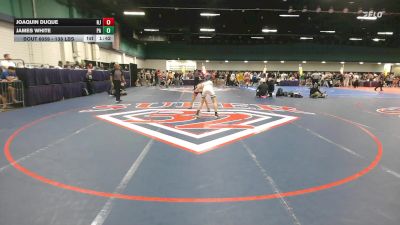 138 lbs Round Of 128 - Joaquin Duque, NJ vs James White, PA