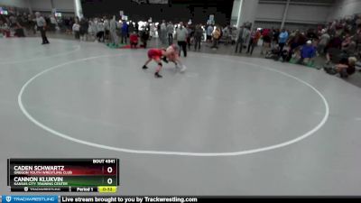 126 lbs Cons. Round 2 - Caden Schwartz, Oregon Youth Wrestling Club vs Cannon Klukvin, Kansas City Training Center