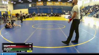 152 White Semifinal - Mathias Franz, Deland vs Dylan Fox, Jensen Beach
