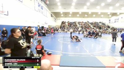 117-126 lbs Round 2 - Gabriel Lira, Inland Elite Wrestling Club vs Alexander Villegas, Grappling Grounds