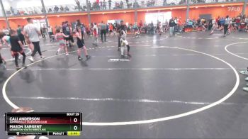 75 lbs Cons. Round 2 - Cali Anderson, Summerville Takedown Club vs Mason Sargent, Lexington Youth Wrestling