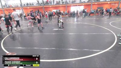 75 lbs Cons. Round 2 - Cali Anderson, Summerville Takedown Club vs Mason Sargent, Lexington Youth Wrestling