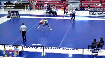 133 lbs Cons. Semi - Talon Whicker, Southern Virginia vs AJ Orlando, Averett