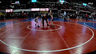 50 lbs Cons. Round 4 - Karson Kruger, Hardin Wrestling Club vs Colt Oeleis, North Montana Wrestling CLub