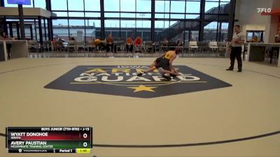 J-15 lbs 1st Place Match - Avery Paustian, McDominate Training Center vs Wyatt Donohoe, Wrath